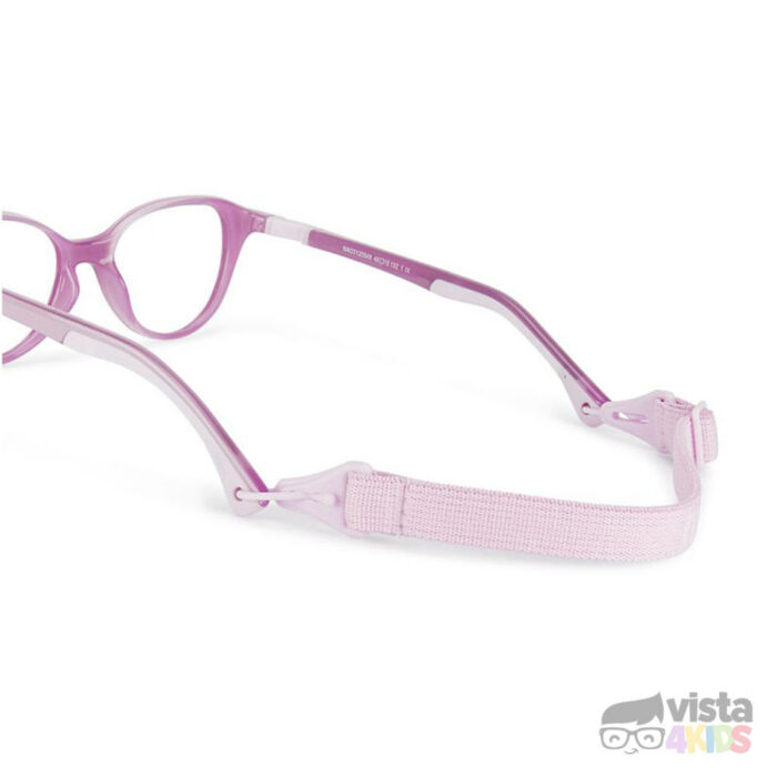 Lentes-nano-con-cordon-para-niñas Armazón Nano Mimi Talla 48 para niña de 8 a 9 años Rosa Mate con Turquesa Cistal - Imagen 4