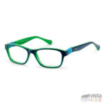 Armazón Nano Gaikai 49 para niño 9 - 10 años Azul Mate con Verde