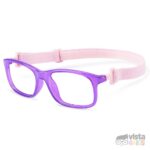 Armazón Nano Sleek Arcade para niña de 5 a 8 años Talla 46 color morado cristal / rosa - Imagen 2