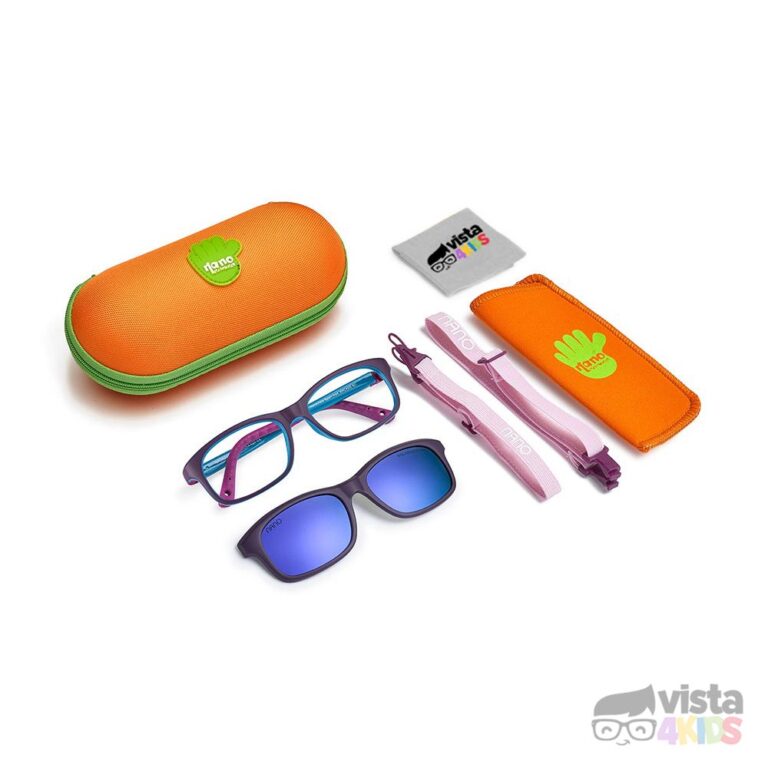 Armazones-de-lentes-para-deporte-y-gafas-de-sol-marca-Nano-para-niños-arcade-solar-clip-size-48-12-14-años Gafas Nano Arcade Solar Clip Talla 48 para niña de 9 - 10 años púrpura mate con turquesa - Imagen 5