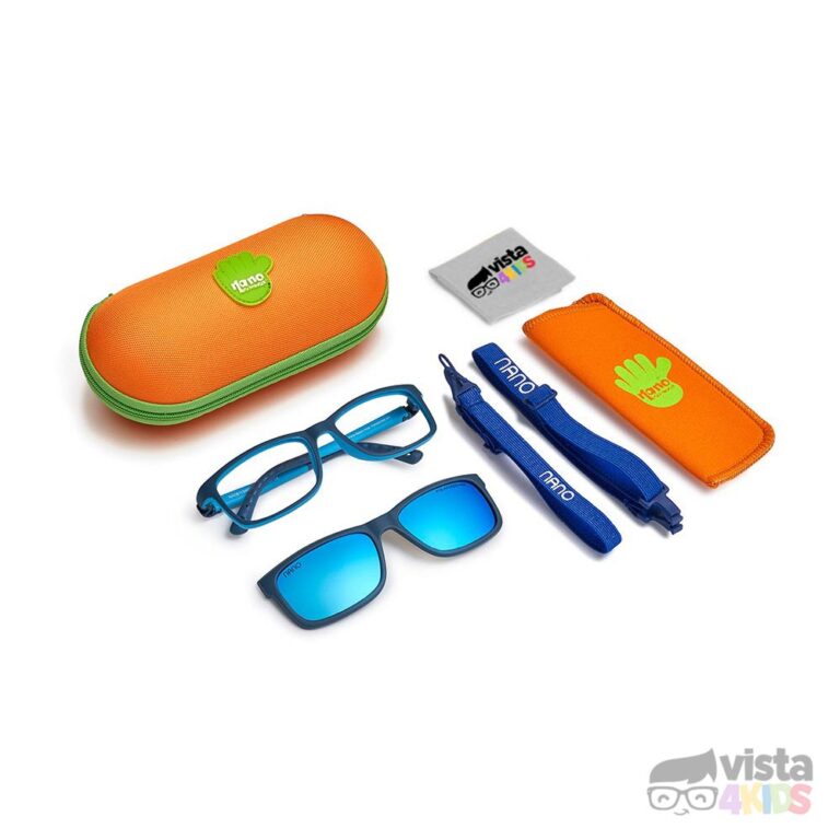 Gafas Nano Fangame Solar Clip Cal. 50 para niño de 11 - 13 años color azul mate - celeste - Imagen 5