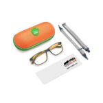 Armazones Nano Fanboy Talla 52 para niños de 14 a 16 años en adelante color Azul Navy - Amarillo - Imagen 5