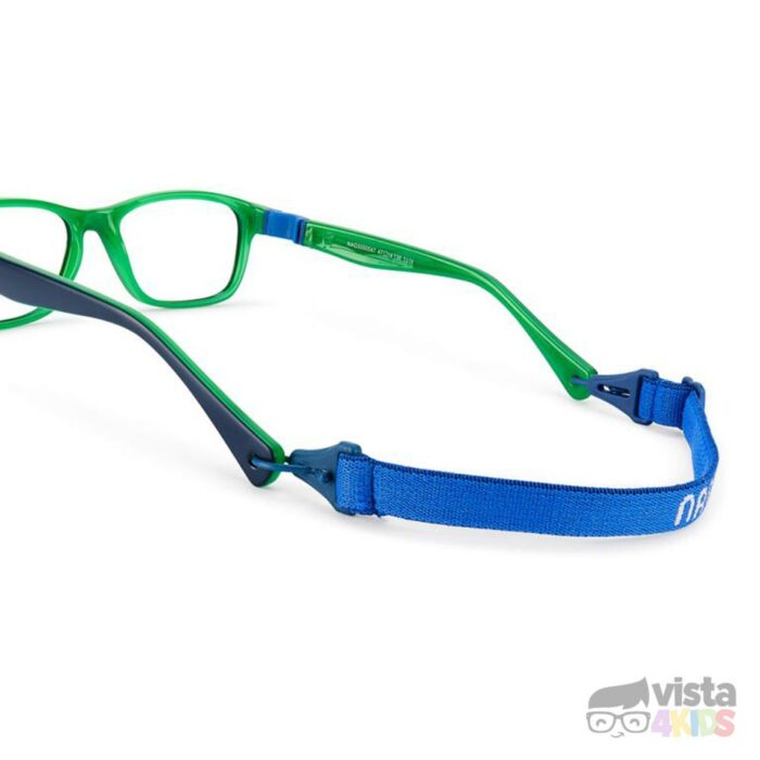 Armazón Nano Gaikai 49 para niño 9 - 10 años Azul Mate con Verde - Imagen 4