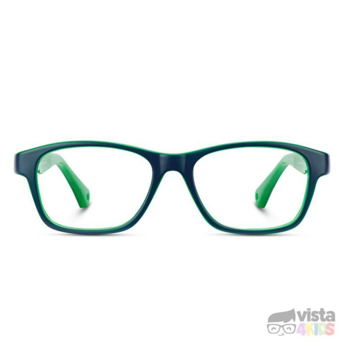 Armazón Nano Gaikai 49 para niño 9 - 10 años Azul Mate con Verde - Imagen 3