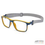 Armazones Nano Fanboy Talla 52 para niños de 14 a 16 años en adelante color Azul Navy - Amarillo - Imagen 2