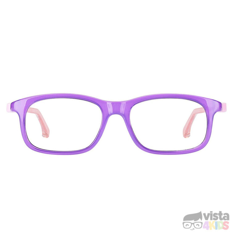 Armazón Nano Sleek Arcade para niña de 5 a 8 años Talla 46 color morado cristal / rosa - Imagen 3