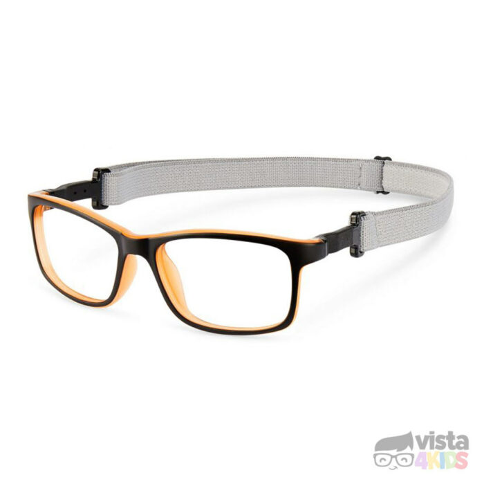 Armazón Nano Fangame Talla 52 para niño de 12 a 13 años Negro con Naranja - Imagen 2