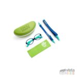 Armazón Nano Clipping Talla 46 para niño de 6 a 7 años Azul Mate con Verde - Imagen 5