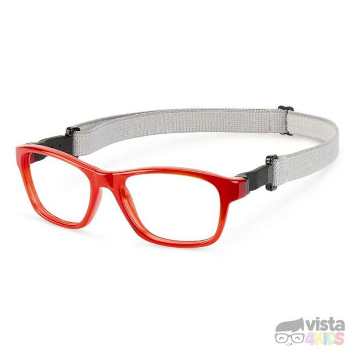 Armazón Nano Gaikai Talla 49 para niños de 9 - 10 años Rojo Cristal con Negro Satín - Imagen 2