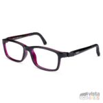 Armazones Nano Fangame Talla 50 para niños de 11 a 13 años color negro con púrpura