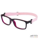 Armazones Nano Fangame Talla 50 para niños de 11 a 13 años color negro con púrpura - Imagen 2