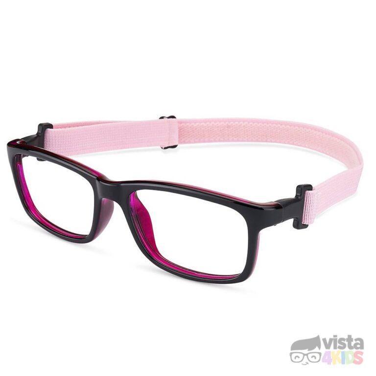 Armazones Nano Fangame Talla 50 para niños de 11 a 13 años color negro con púrpura - Imagen 2