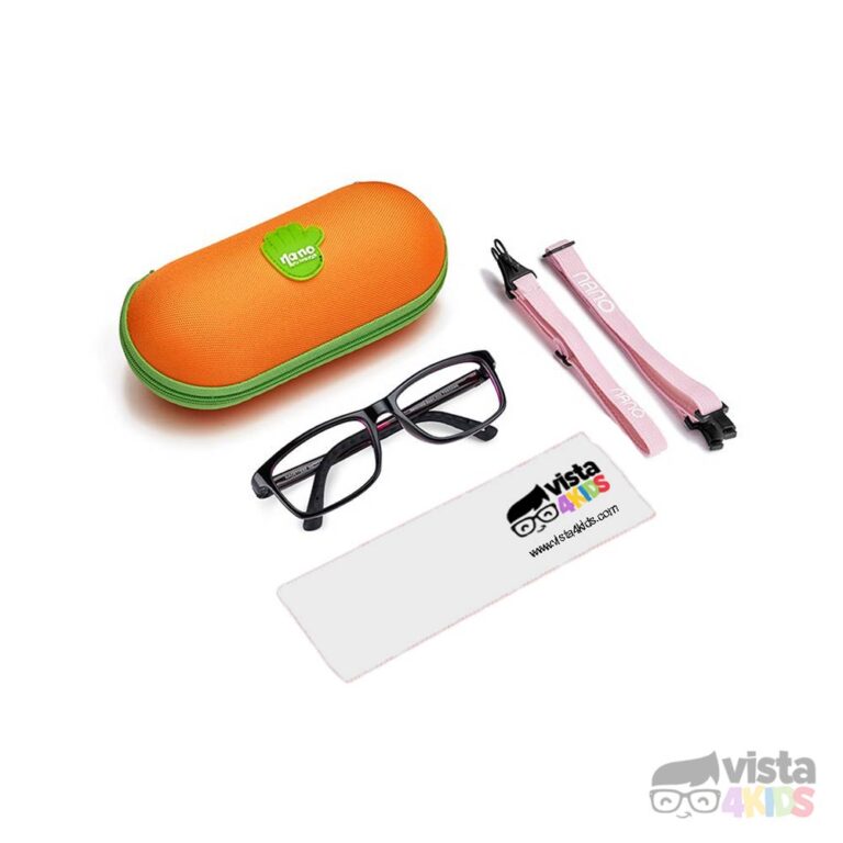 Armazones Nano Fangame Talla 50 para niños de 11 a 13 años color negro con púrpura - Imagen 5