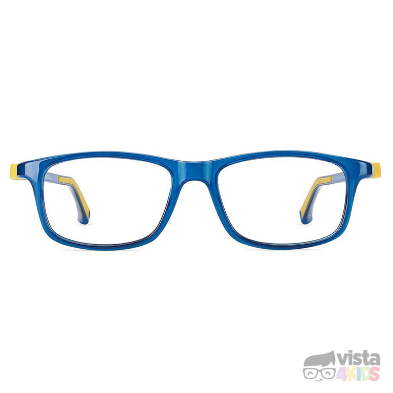 Armazones Nano Sleek Crew Talla 46 para niños de 7 a 8 años azul cristal con mostaza - Imagen 3