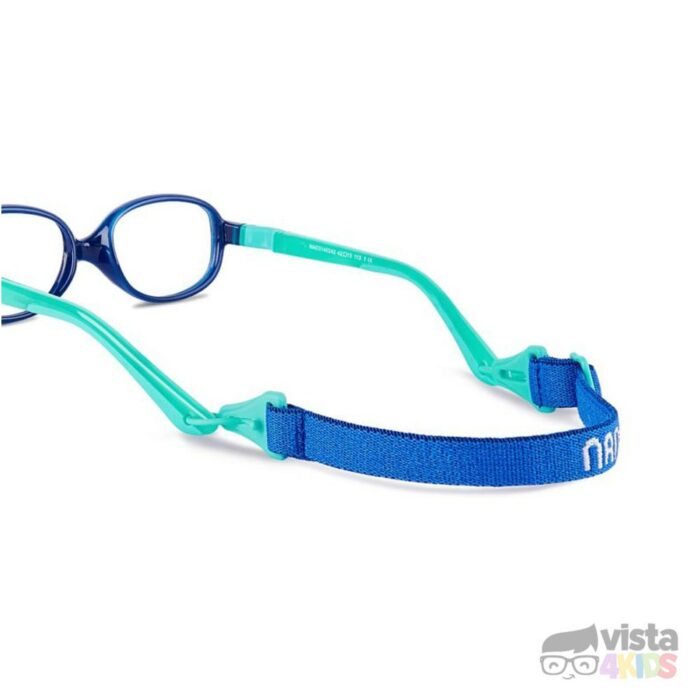 Armazón Nano Clipping Talla 46 para niño de 6 a 7 años Azul Mate con Verde - Imagen 4