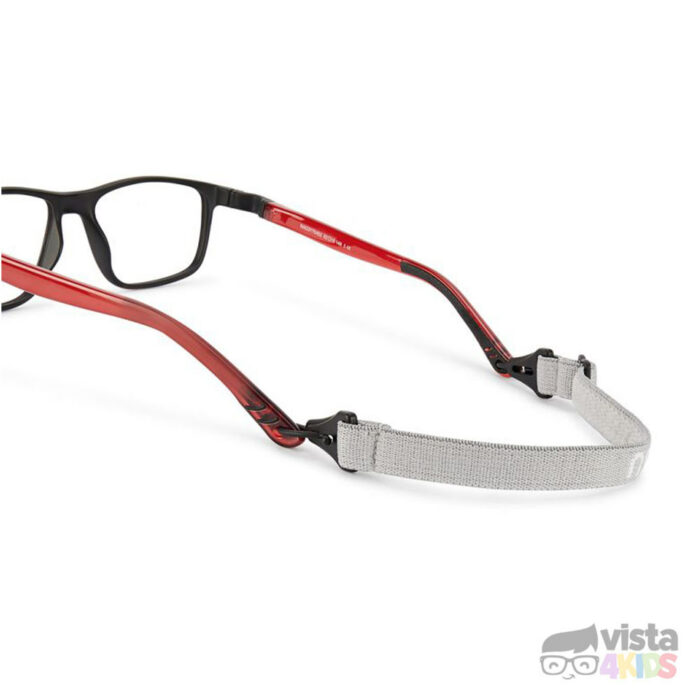 Lentes-nano-con-cordon-para-chicos Armazón Nano Fanboy Talla 52 para niños de 12 a 13 años Negro Mate con Rojo Mate - Imagen 4