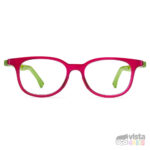 Armazón Nano Pixel Talla 46 para niña de 7 - 8 años color frambuesa cristal con verde - Imagen 3