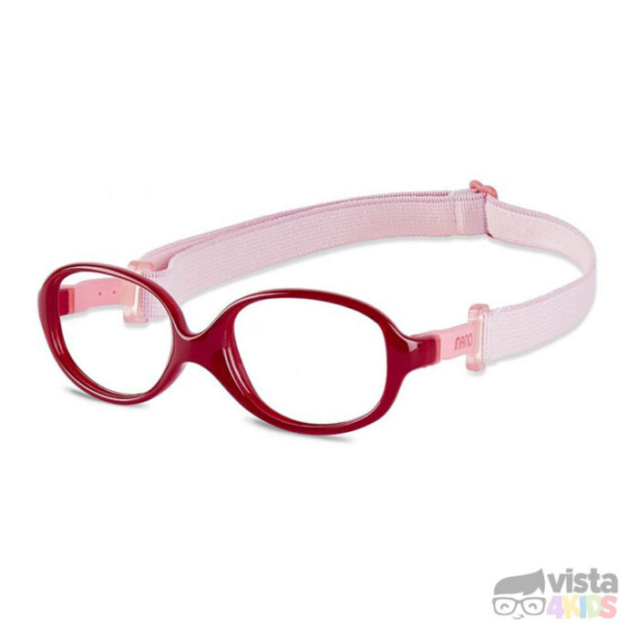 Armazón Nano Clipping Talla 46 para niña de 6 - 7 años Magneta con Rosado - Imagen 2