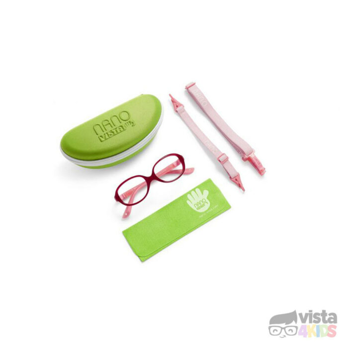 Armazón Nano Clipping Talla 46 para niña de 6 - 7 años Magneta con Rosado - Imagen 5