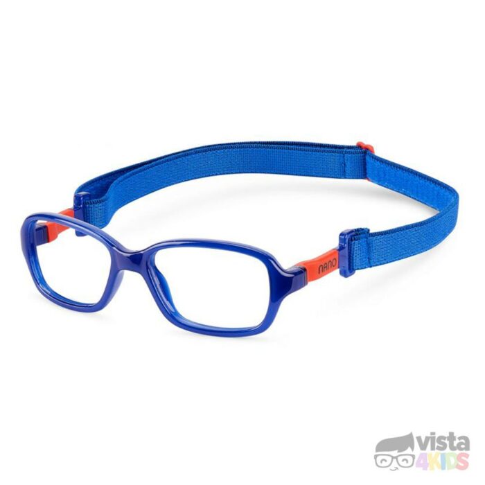 Armazón Nano Replay Talla 46 para niños de 6 - 7 años Azul Cristal con Rojo - Imagen 2