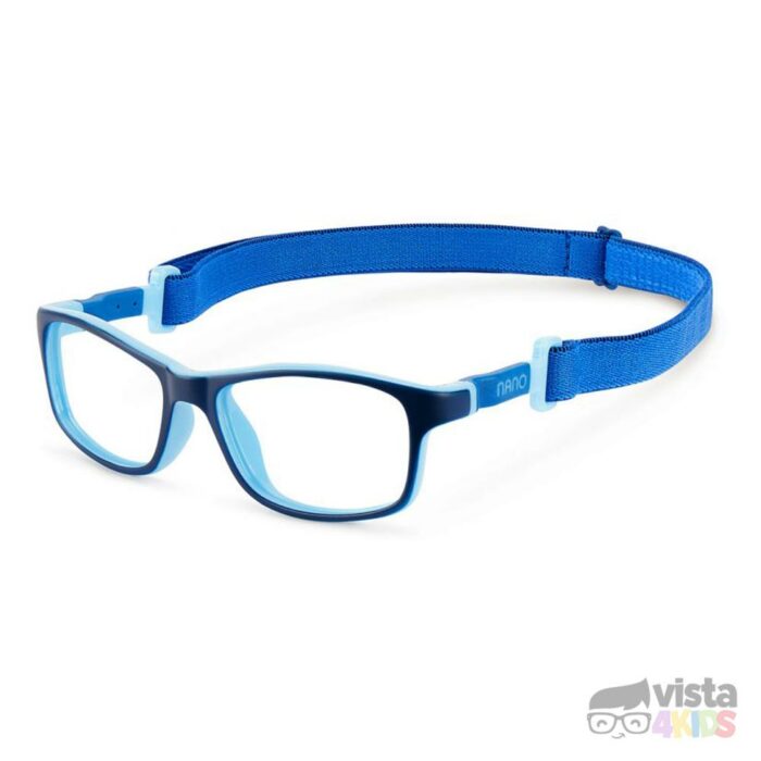 Armazón Nano Crew Talla 48 para niños de 8 a 9 años Azul Mate con Celeste Claro - Imagen 2