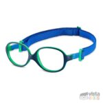 Armazón Nano Clipping Talla 46 para niños de 6 - 7 años Azul Mate con Verde Cristal - Imagen 2