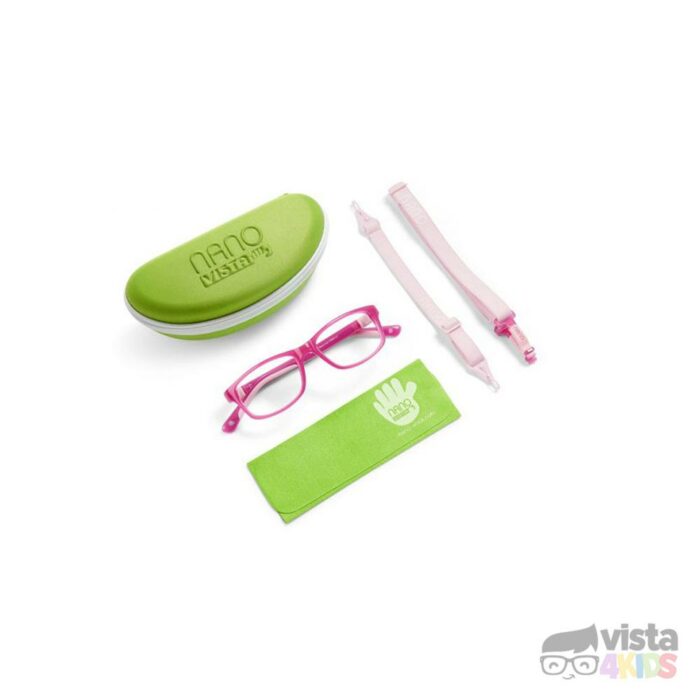 Armazón Nano Crew Talla 46 para niñas de 6 - 7 años Rosa Intenso Cristal con Rosa - Imagen 5