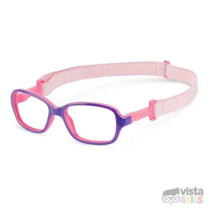 Armazón Nano Replay Talla 46 para niña de 6 a 7 años Morado Mate con Rosa - Imagen 2