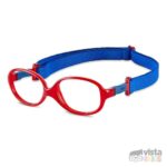 Armazón Nano Clipping Talla 46 para niño de 6 - 7 años Rojo Cristal con Azul - Imagen 2