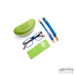 Armazón Nano Fanboy Talla 54 para niños de 14 años en adelante Azul Cristal con Naranja Mate - Imagen 5