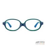 Armazón Nano Clipping Talla 46 para niños de 6 - 7 años Azul Mate con Verde Cristal - Imagen 3