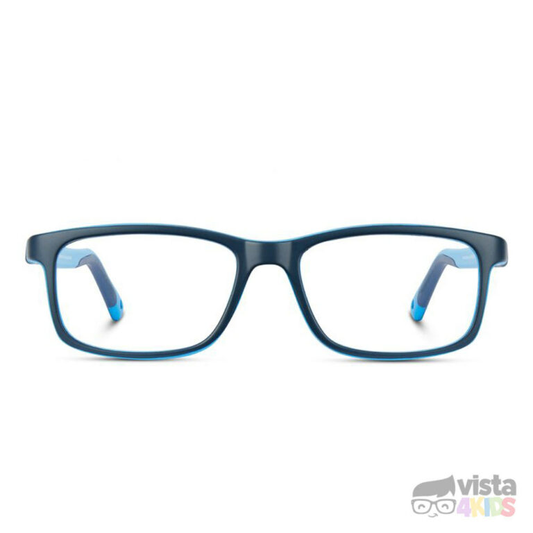 Lentes-nano-azules Armazón Nano Fangame Talla 52 para niños de 12 - 13 años Azul Mate Intenso con Celeste Mate - Imagen 3
