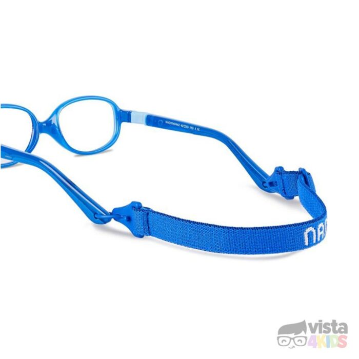 Armazón Nano Clipping Talla 46 para niño de 6 - 7 años color Azul Cristal con Azul - Imagen 4