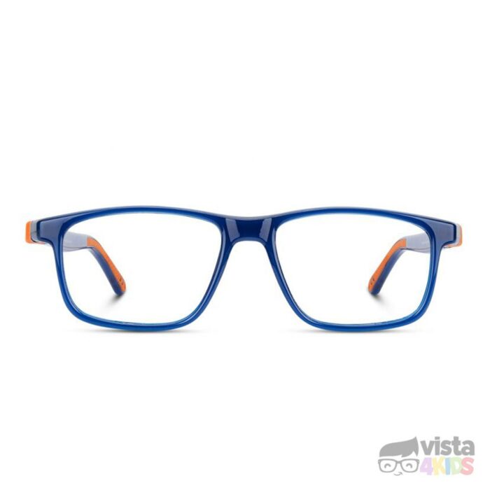 Armazón Nano Fanboy Talla 54 para niños de 14 años en adelante Azul Cristal con Naranja Mate - Imagen 3