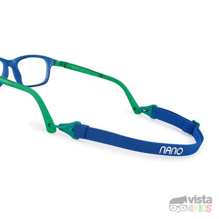 Lentes-nano-con-banda-elástica-para-niños Armazón Nano Arcade Talla 50 para niños de 10 - 11 años Azul con Verde - Imagen 4