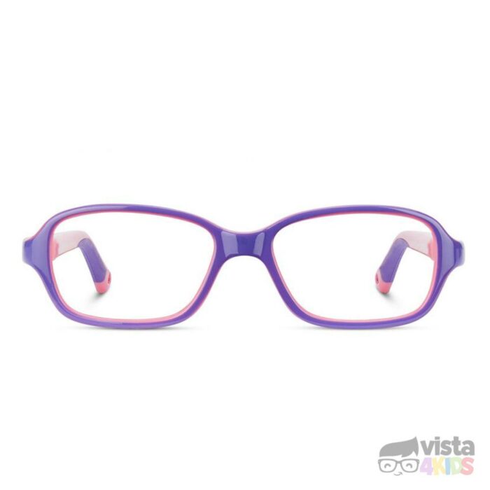 Armazón Nano Replay Talla 46 para niña de 6 a 7 años Morado Mate con Rosa - Imagen 3