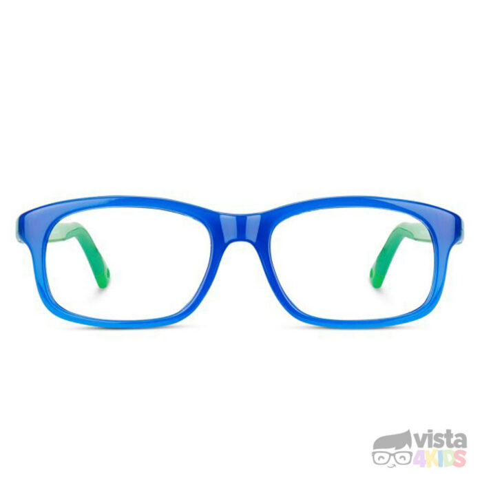 Lentes-nano-para-adolecente Armazón Nano Arcade Talla 50 para niños de 10 - 11 años Azul con Verde - Imagen 3