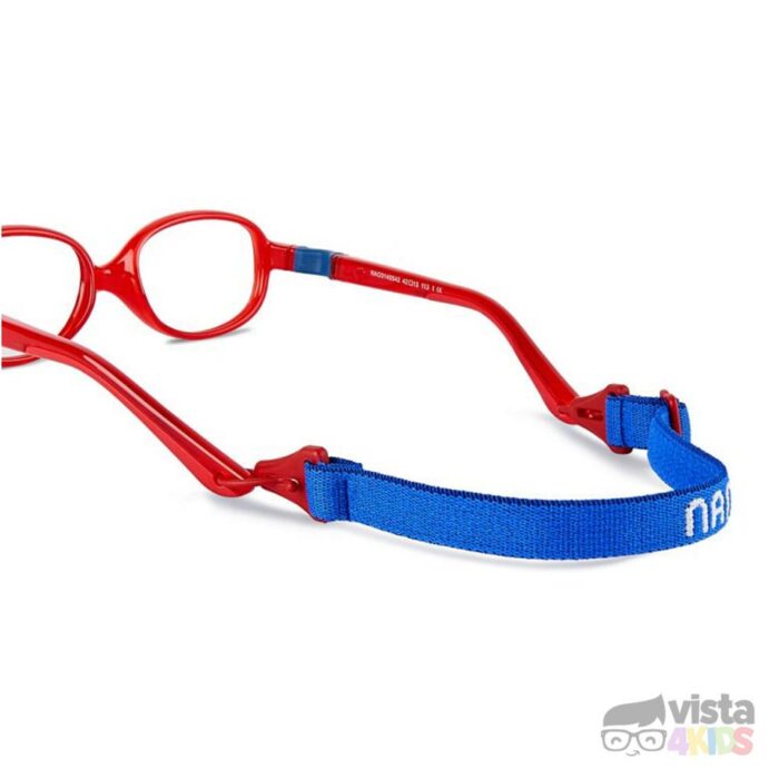 Armazón Nano Clipping Talla 46 para niño de 6 - 7 años Rojo Cristal con Azul - Imagen 4