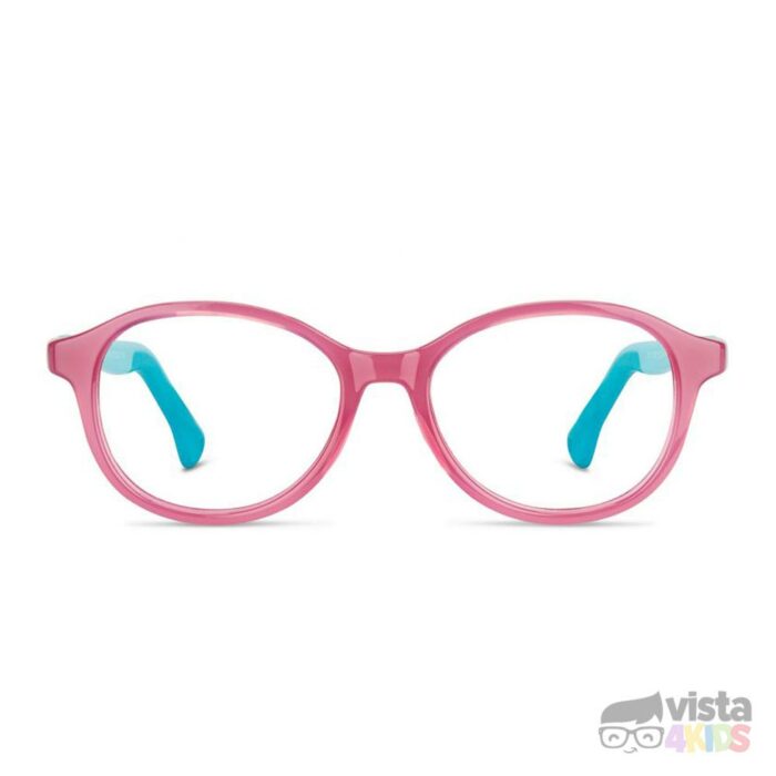 Armazón Nano Sprite Talla 46 para niña de 6 - 7 años Rosa Cristal con Celeste Claro Mate - Imagen 3