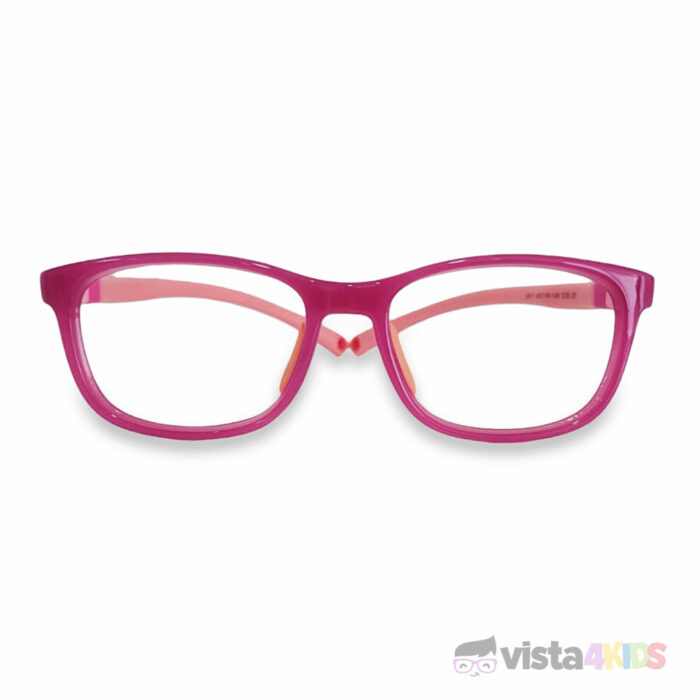 Armazón FlexiBasic para niñas de 8 a 10 años Talla 48 rosa con rosado - Imagen 2