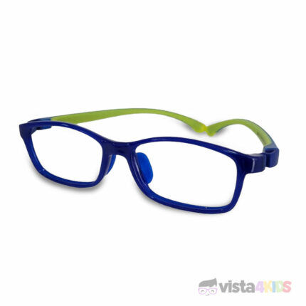 Armazón FlexiBasic para niños de 10 a 12 años Talla 51 Azul con Verde