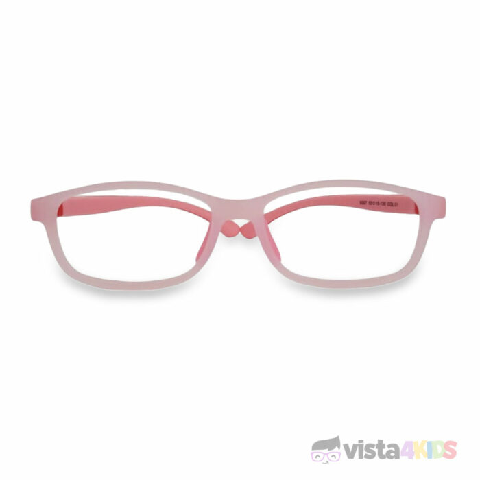 Armazón FlexiBasic para niñas de 10 a 12 años Talla 50 rosa con rojo - Imagen 2
