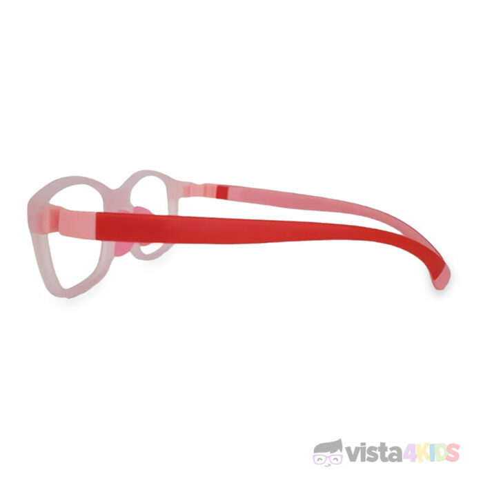 Armazón FlexiBasic para niñas de 10 a 12 años Talla 50 rosa con rojo - Imagen 3