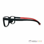 Armazón FlexiBasic Talla 50 para niños de 10 a 12 años Negro con Rojo - Imagen 3