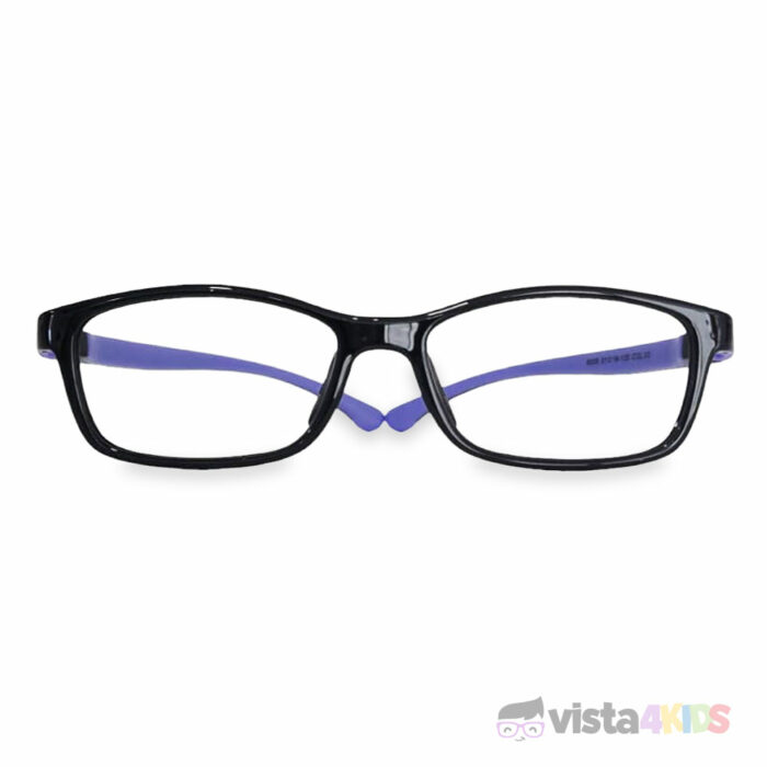 Armazón FlexiBasic Talla 51 para niños de 10 a 12 años negro con morado - Imagen 2