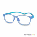 Armazón FlexiBasic para niñas de 8 a 10 años Talla 48 celeste con turquesa